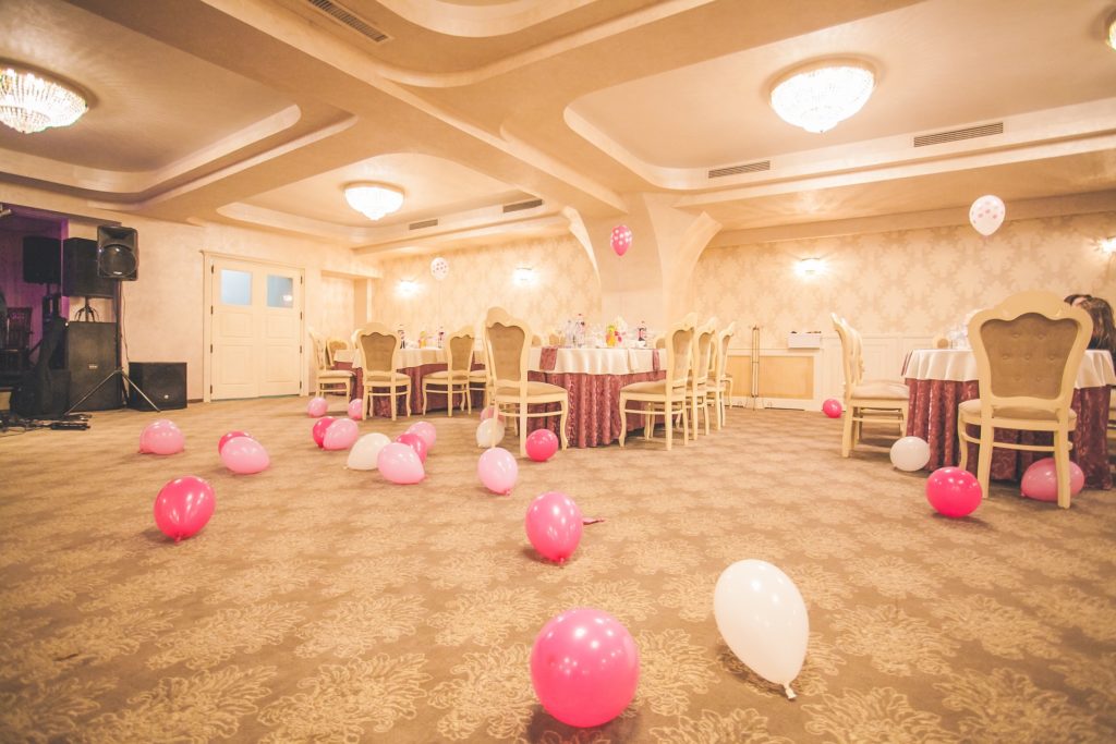 Birthday party venues melbourne - pink setup